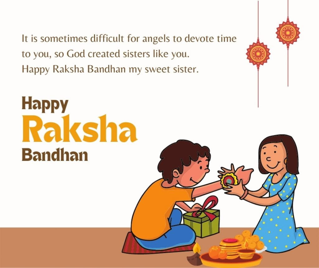 Happy Raksha Bandhan 2023 - Best Raksha Bandhan Wishes, Quotes, Greetings and Status 1