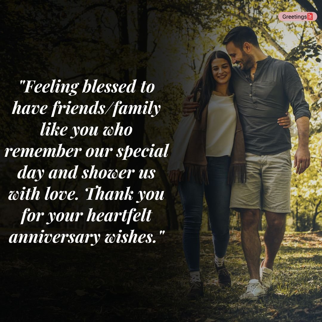 Thank You Messages for Anniversary Wishes - Greetingsit