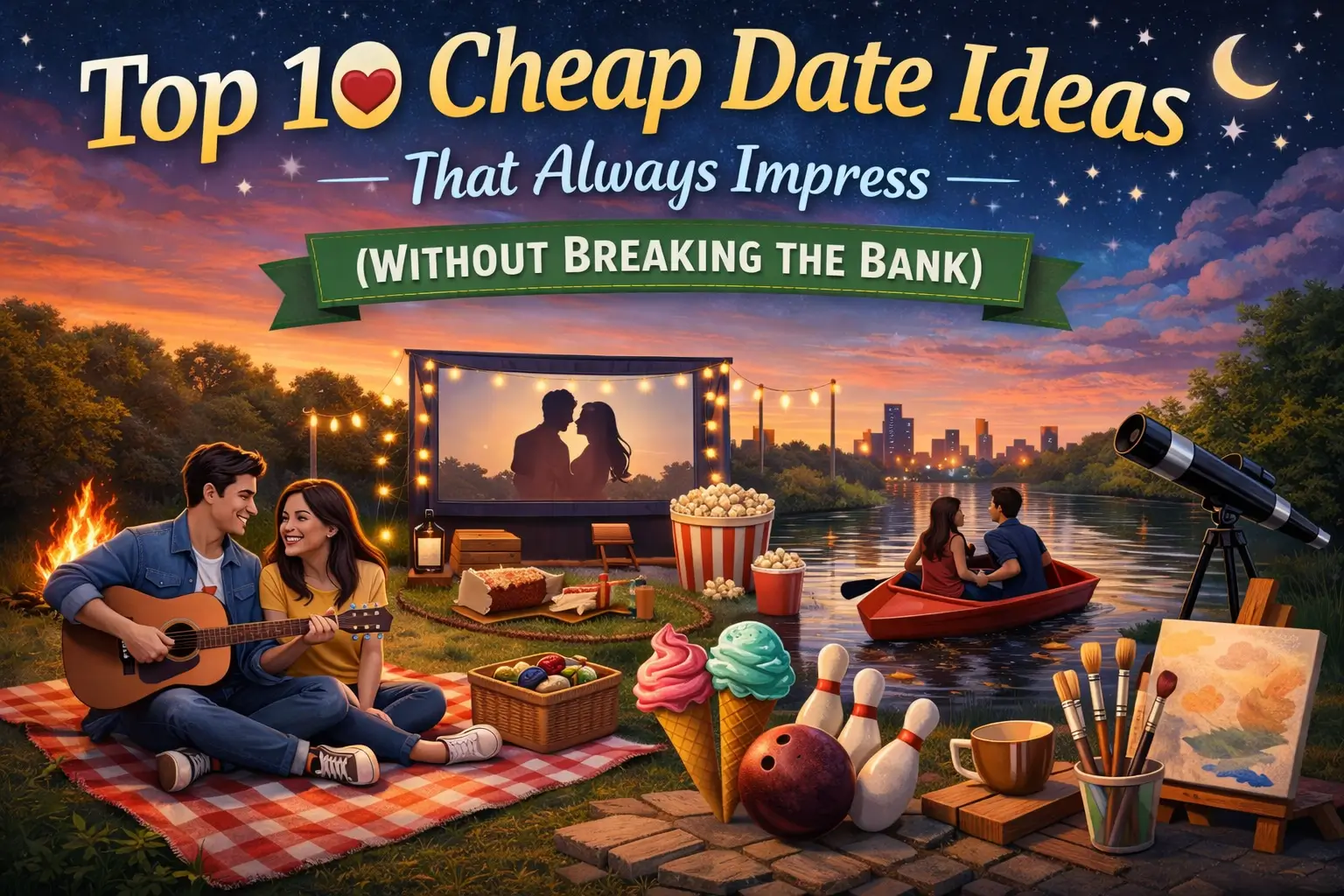 Top 10 Cheap Date Ideas That Always Impress (Without Breaking the Bank)